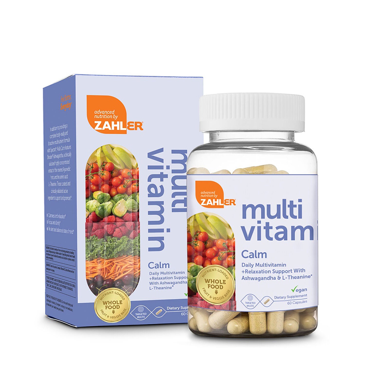 ZAHLER Multivitamin Calm Daily Multivitamin + Relaxation Support